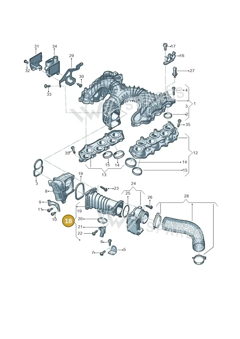 059145762DN — Audi Q8 Quattro 3,0 (2018-) diagram 838129650, position 18