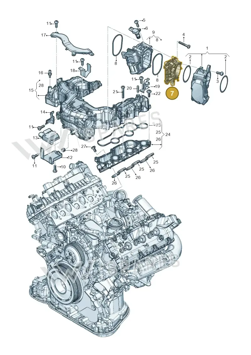 059145762DS — Audi Q8 Quattro 3,0 (2018-) diagram 896129080, position 7