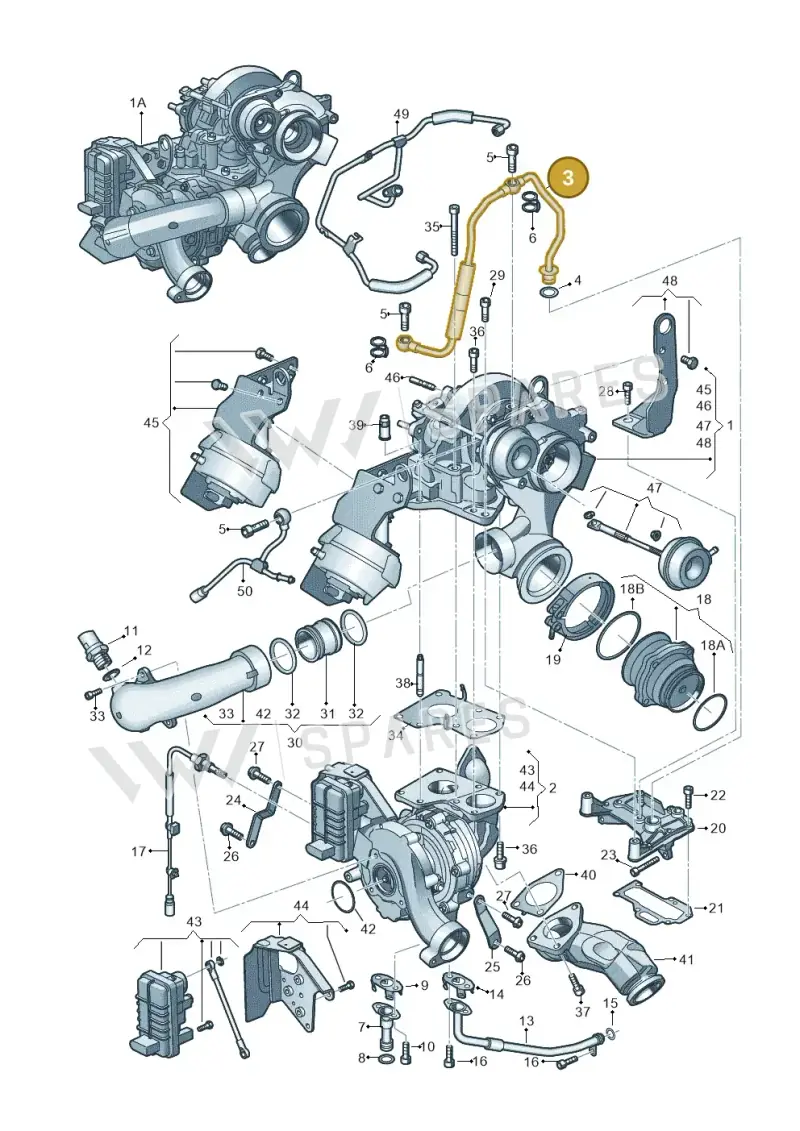 059145771AQ — Audi A6 Av. qu. 3.0 (2012-2018) diagram 717145330, position 3