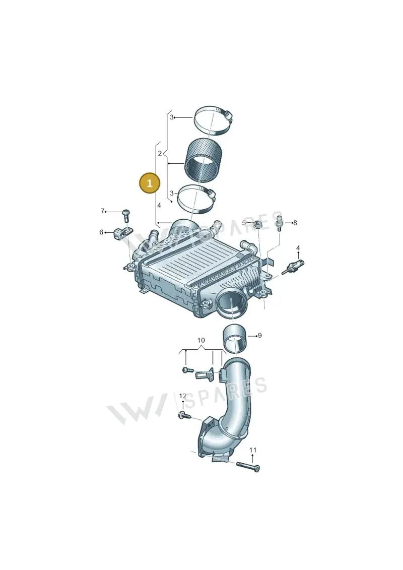 059145803AA — Volkswagen Touareg (2017-2025) diagram 439145855, position 1