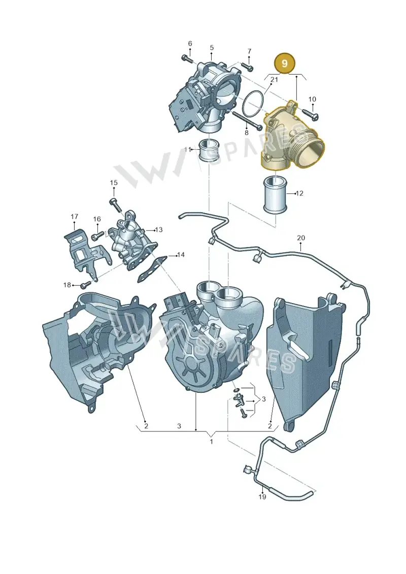 059145997S — Audi A6 2.0 (2018-) diagram 435145700, position 9