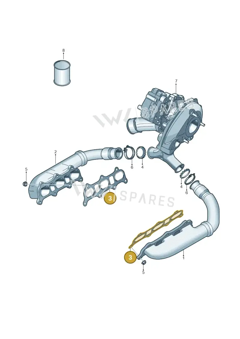 059253039AF — Audi Q8 Quattro 3,0 (2018-) diagram 717253250, position 3