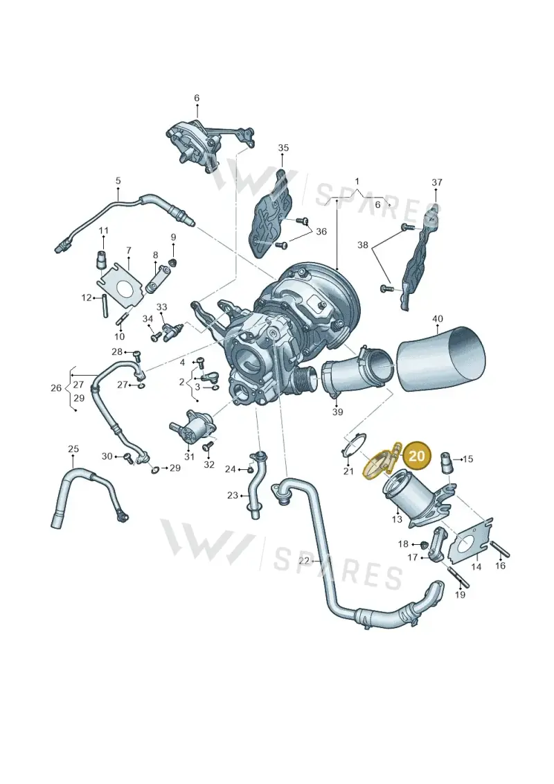 059253139K — Audi A5 Limo 2.0 (2024-) diagram 8wk145225, position 20