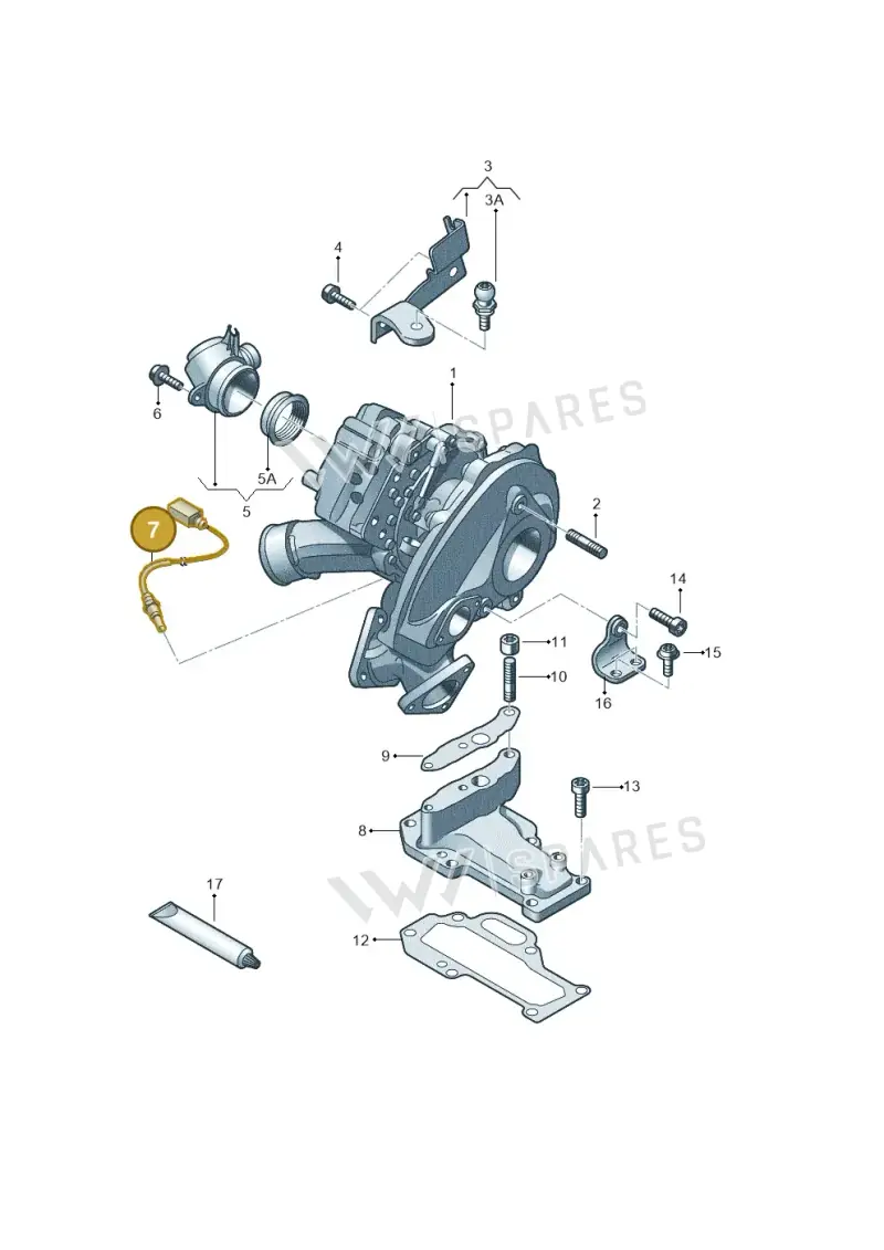 059906088CL — Audi A7 Sportback (2014-2018) diagram 675145300, position 7