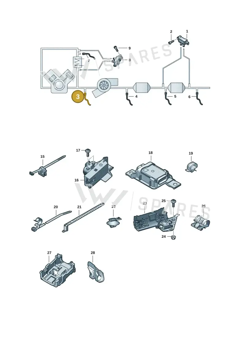 059906088EE — Audi A6 2.0 (2018-) diagram 430906011, position 3
