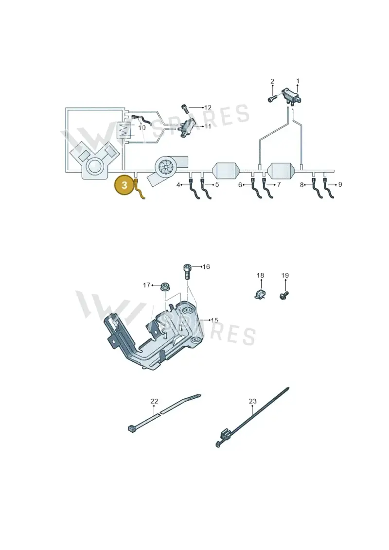 059906088EE — Audi A7 Sportback (2018-) diagram 435906010, position 3