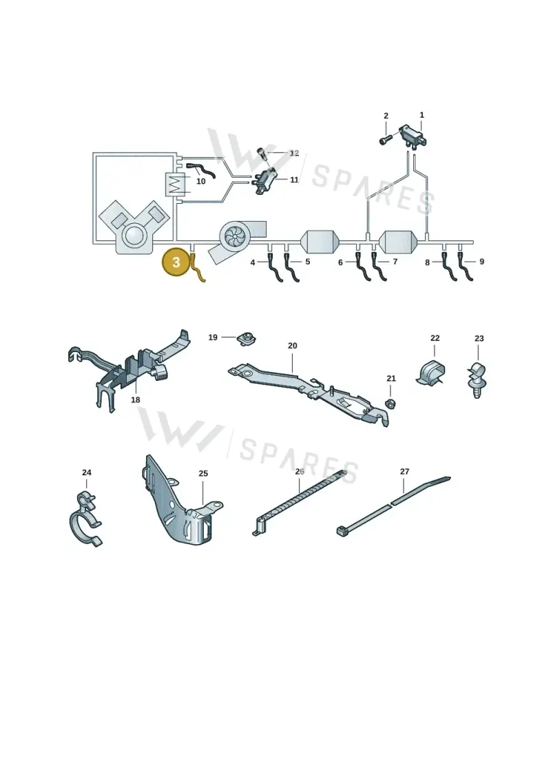 059906088EE — Audi A4 2.0 (2015-2019) diagram 849906009, position 3