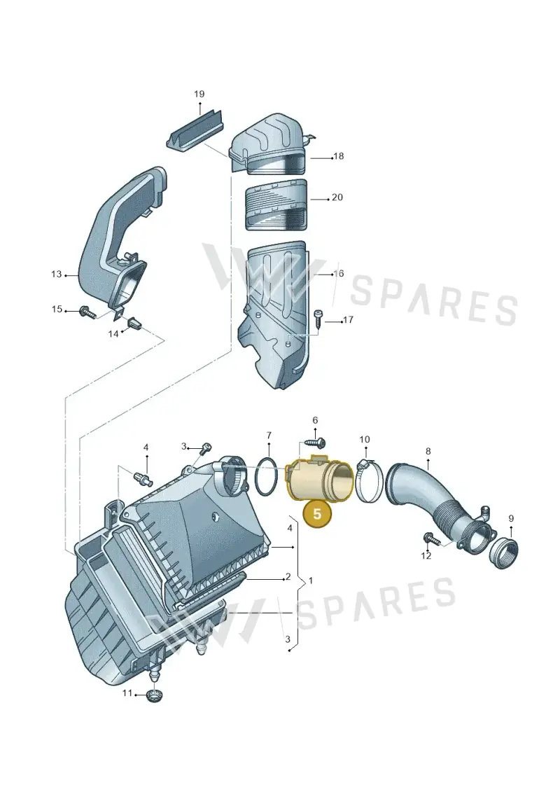 059906461K — Audi A4/S4 Cabrio./qu. 07> (2006-) diagram 454129350, position 5