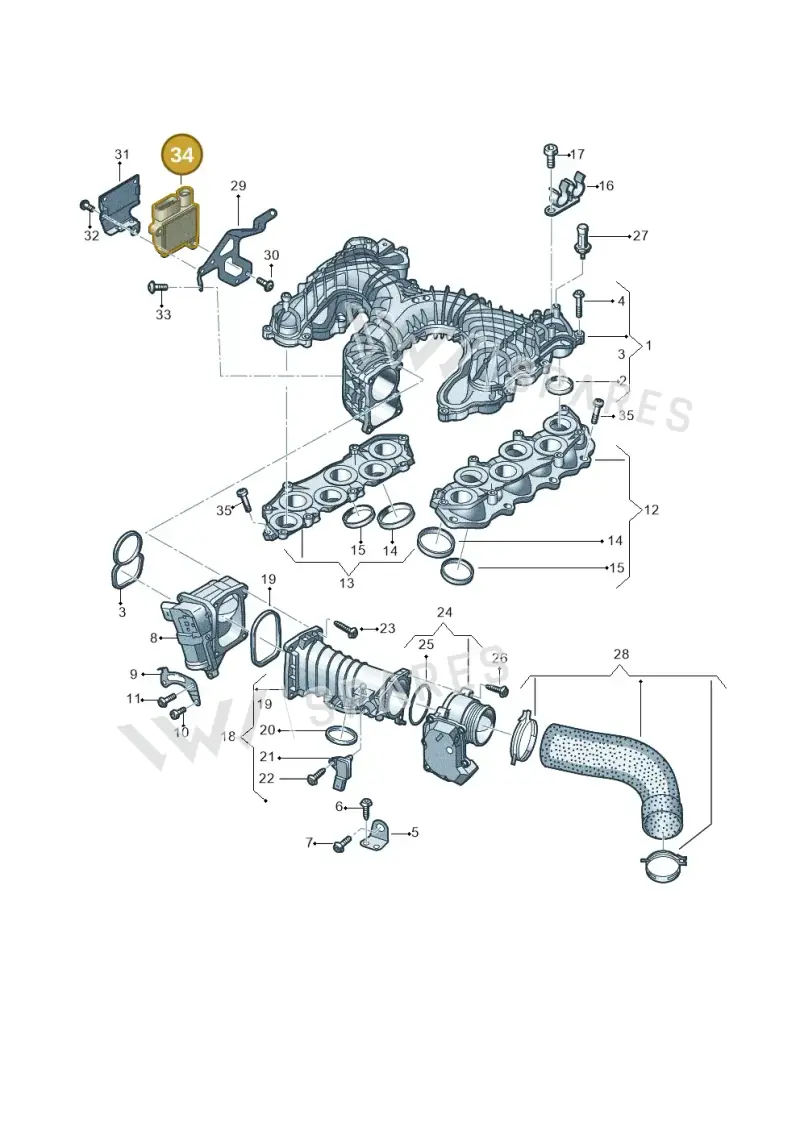059907282C — Audi Q8 Quattro 3,0 (2018-) diagram 838129650, position 34