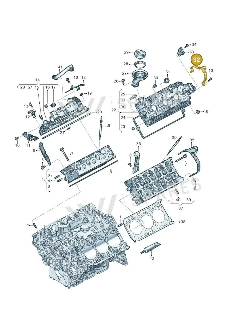 059971502R — Audi Q8 (2018-2025) diagram 896103600, position 32
