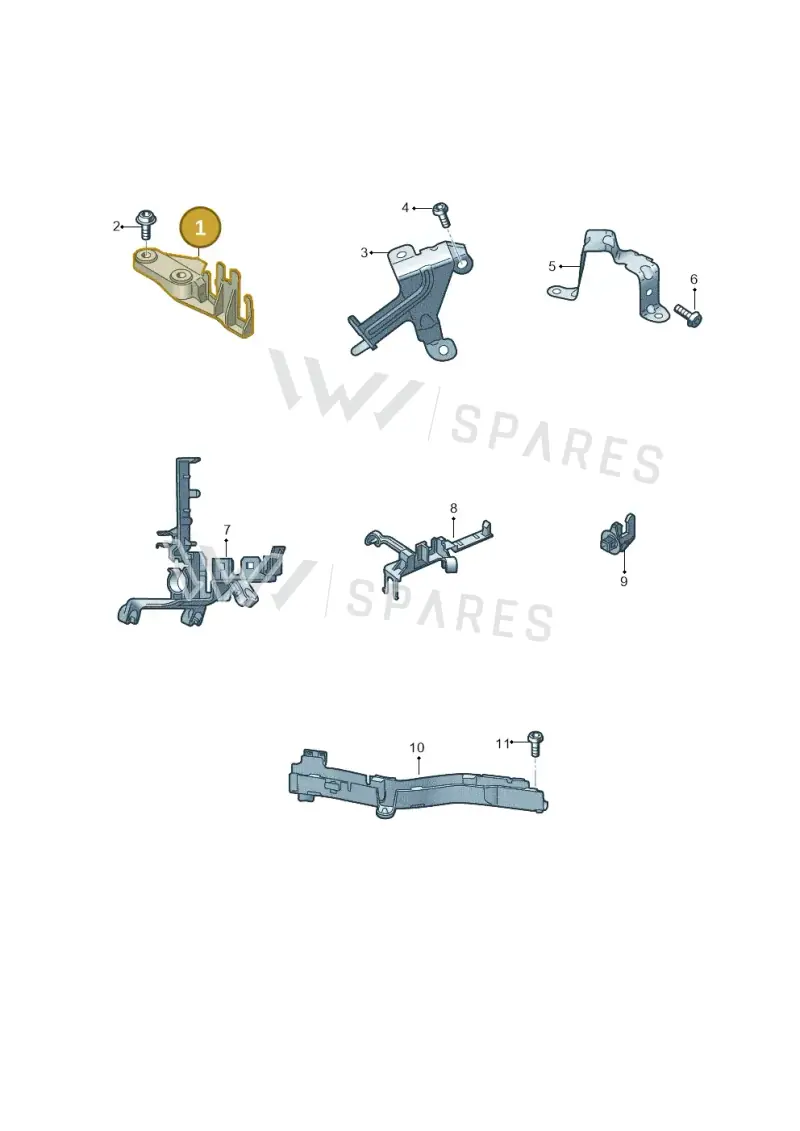 059971845T — Audi A8L (2017-2022) diagram 838971020, position 1