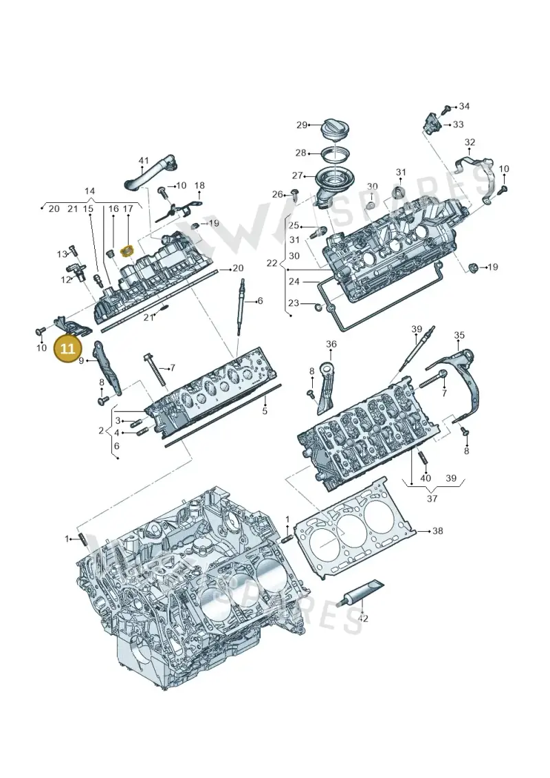 059971845T — Audi Q8 Quattro 3,0 (2018-) diagram 896103600, position 11