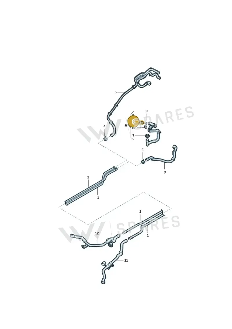 05C919501 — Audi Q5 e-tron (2021-) diagram 11d121260, position 8