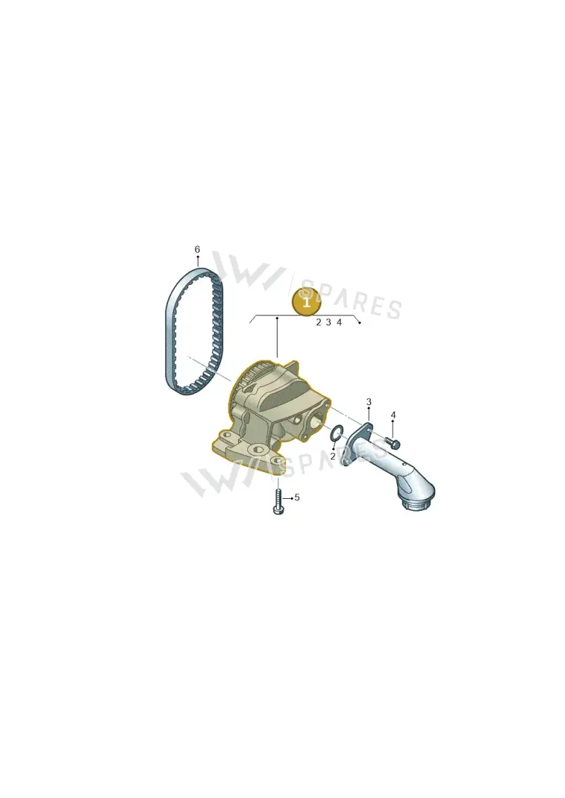 05L115103D — Audi A6 2.0 (2018-) diagram 793115050, position 1