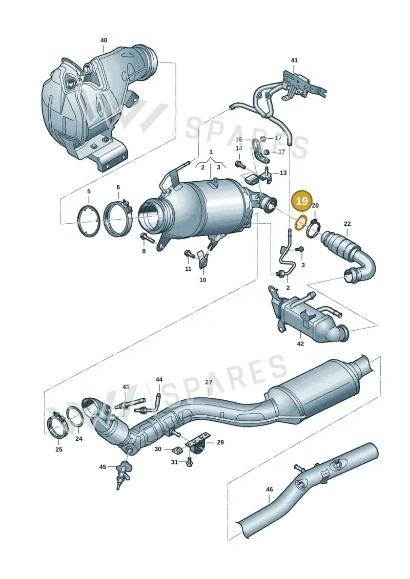05L131547D — Audi A5 Limo 2.0 (2024-) diagram 8wk253630, position 19