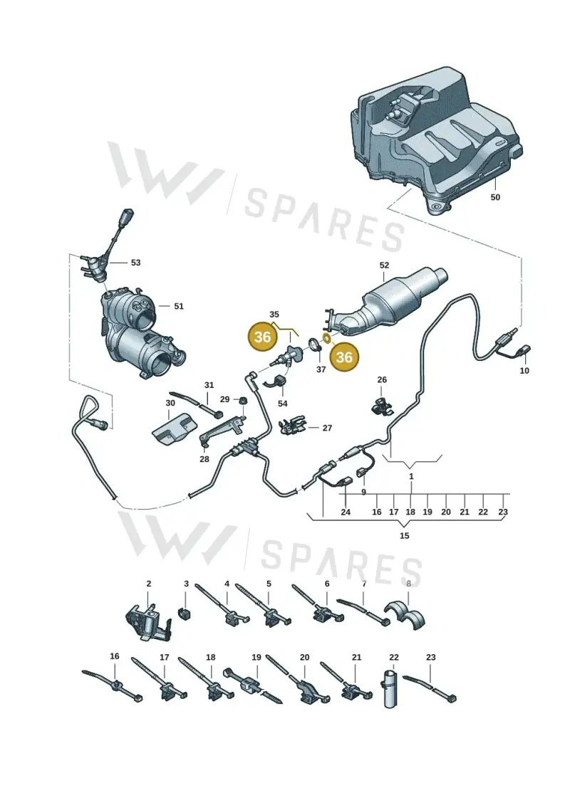 05L253115A — Audi A5 Avant 2.0 (2024-) diagram 8wh201500, position 36