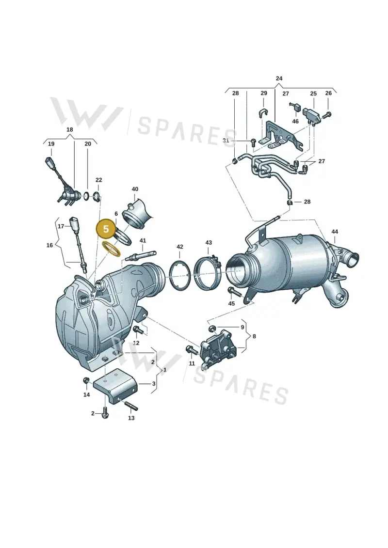 05L253115 — Audi A5 Limo 2.0 (2024-) diagram 8wk253230, position 5