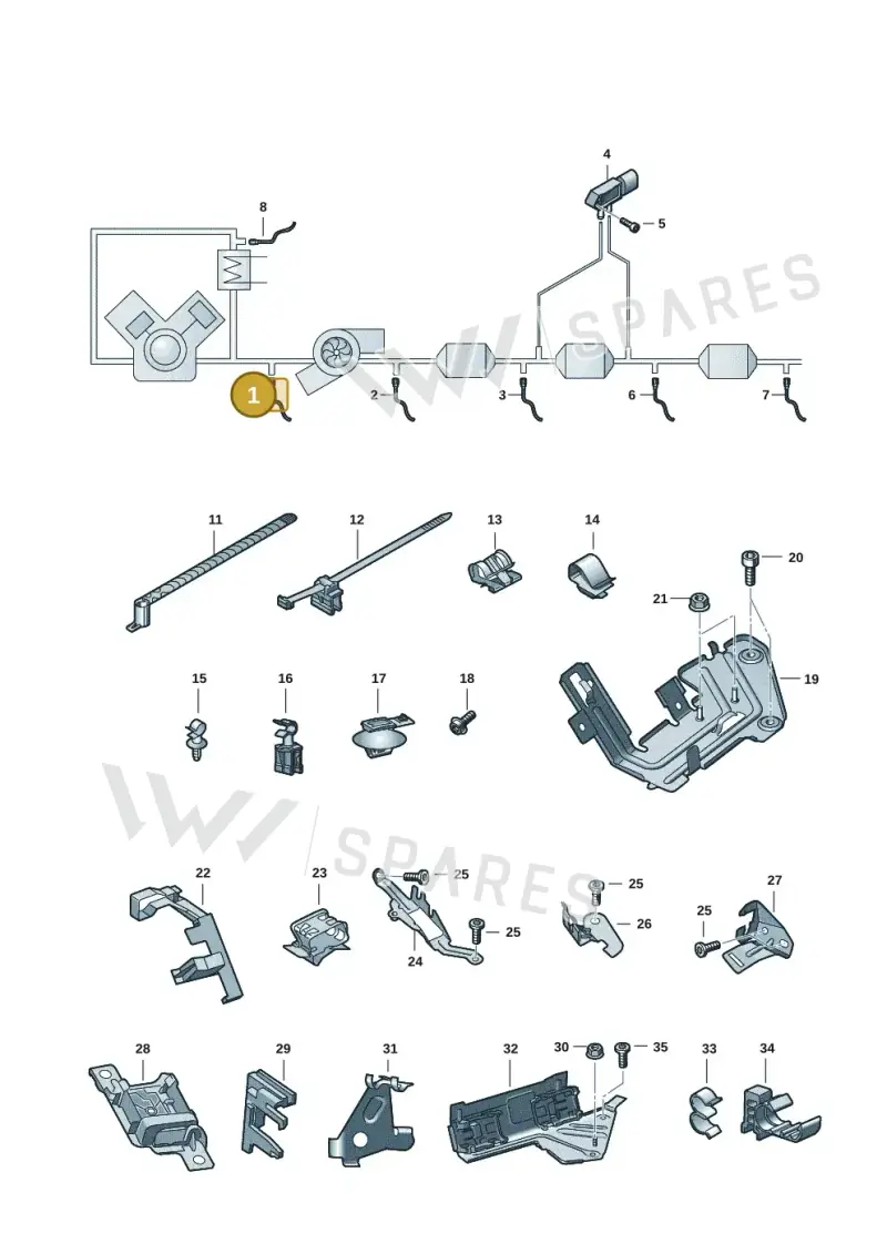 05L919529D — Audi A6 2.0 (2018-) diagram 430906008, position 1