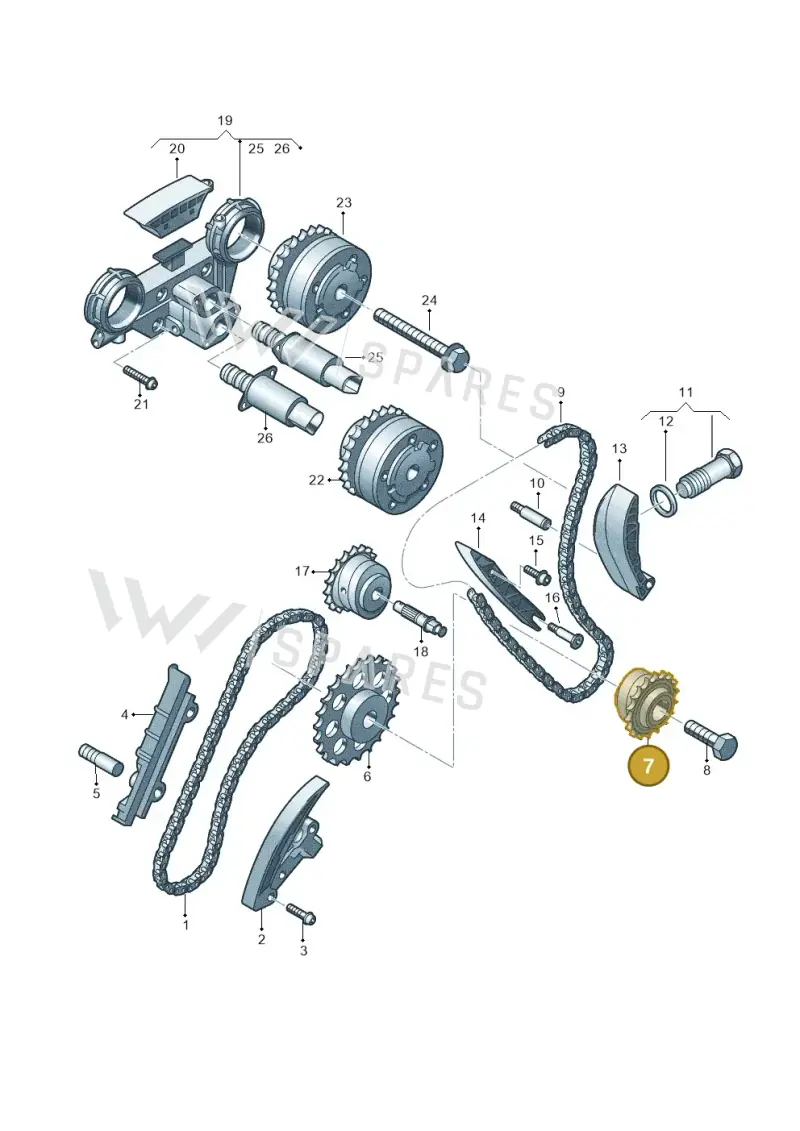 066109570 — Audi Q7 qu. 3.0 TDI (2009-2015) diagram 460109900, position 7