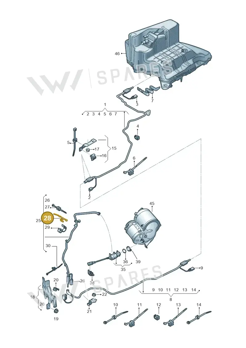067133687A — Audi A5 Sportback (2016-2020) diagram 849201510, position 28