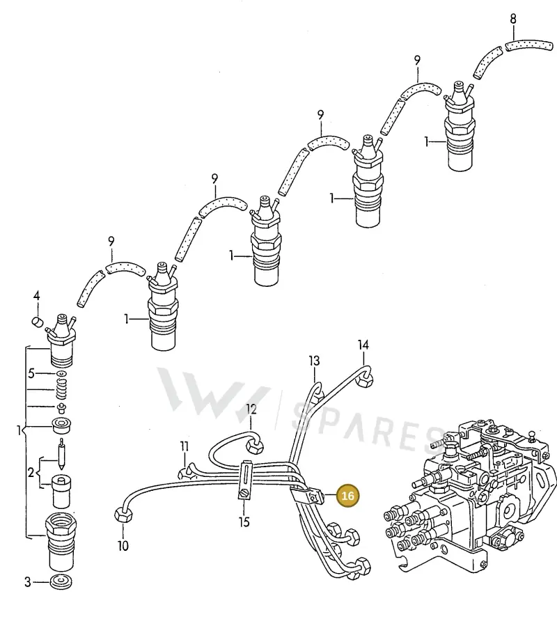 069130531 — Audi 100/Wagon         94 (1993-1994) diagram 117130800, position 16
