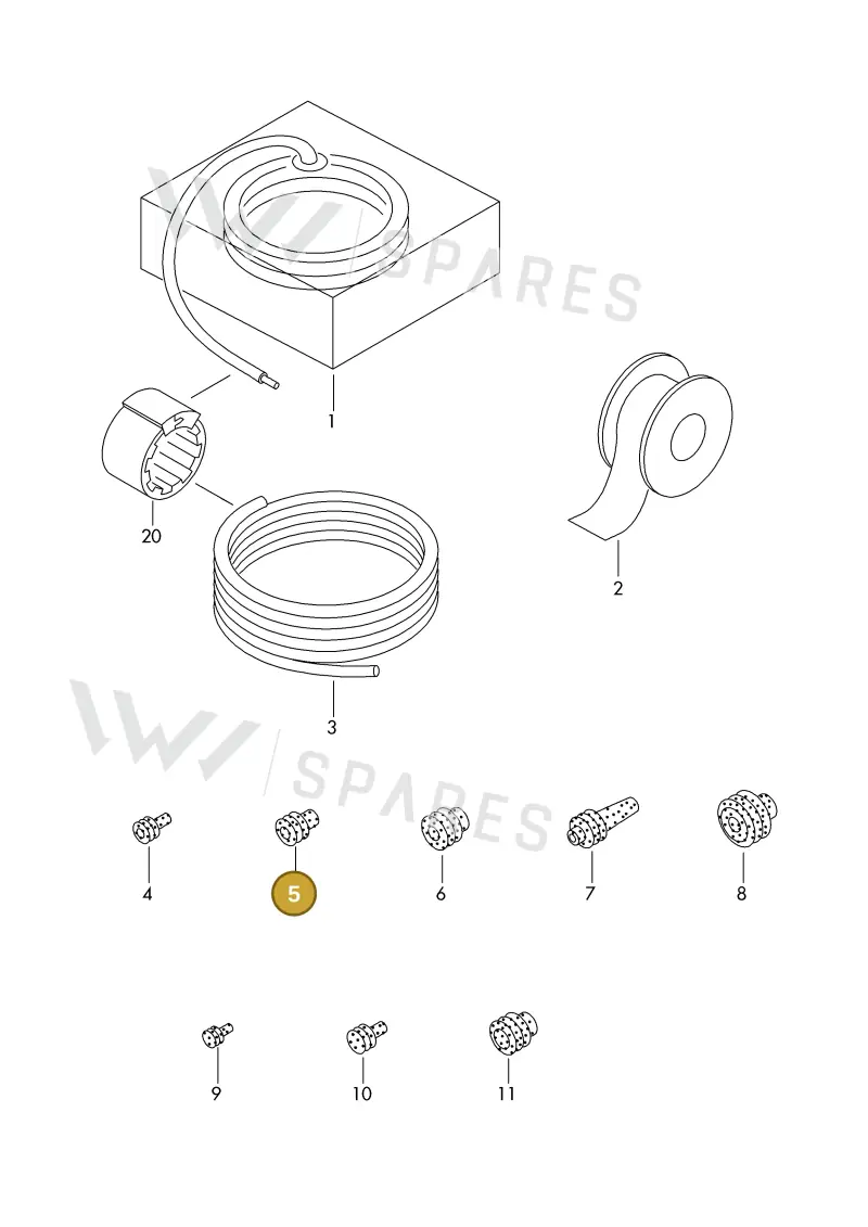 06A972741 — Audi 1J0 platform diagram 198979200, position 5