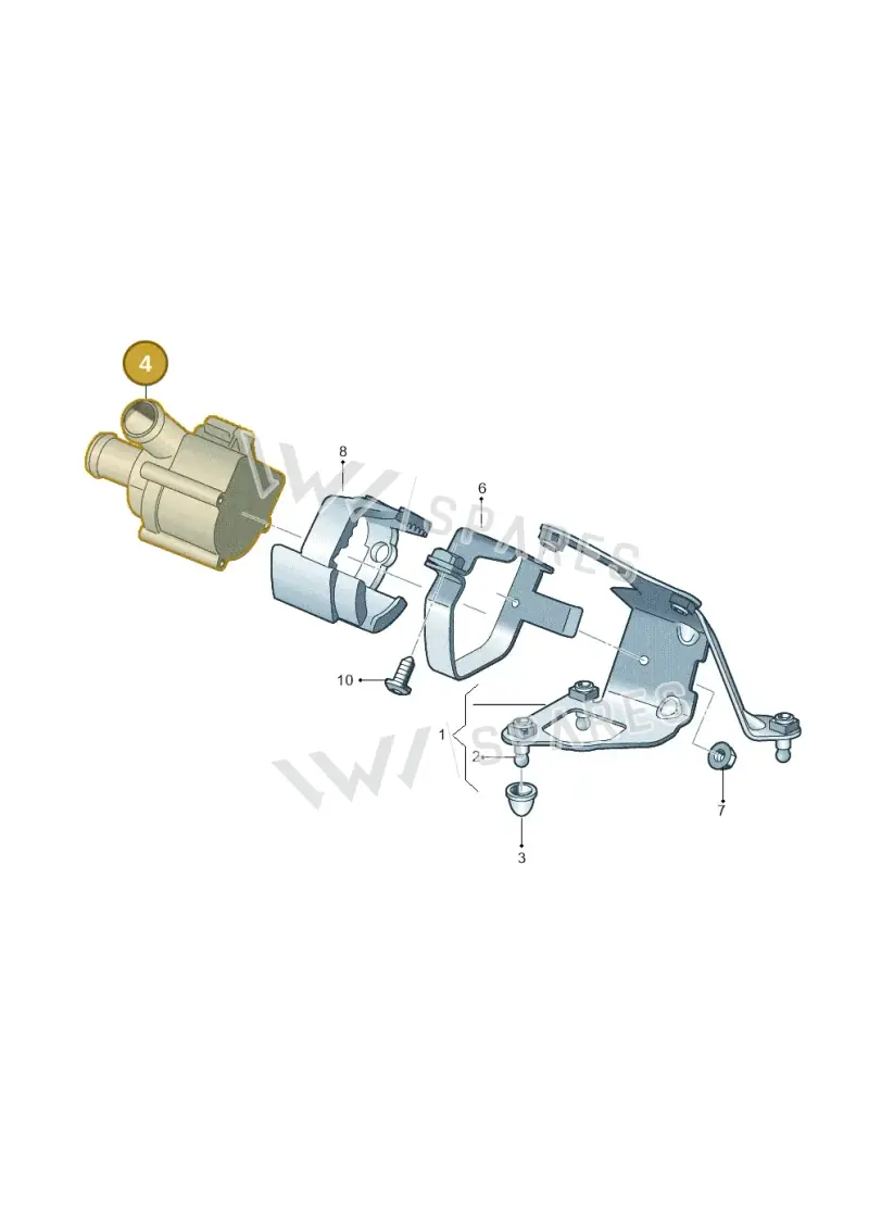 06D121601 — Audi RS6 Avant (2013-2018) diagram 758820000, position 4