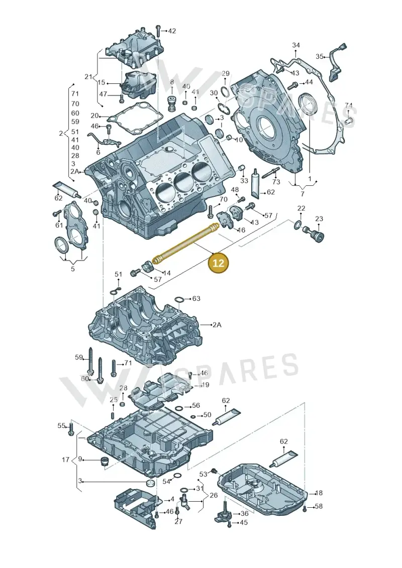 06E103273AC — Audi A4/S4 Cabrio./qu. 07> (2006-) diagram 448103250, position 12