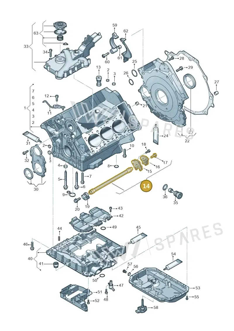 06E103273AC — Audi Q5 qu. 2.0 TDI (2012-2017) diagram 675103330, position 14