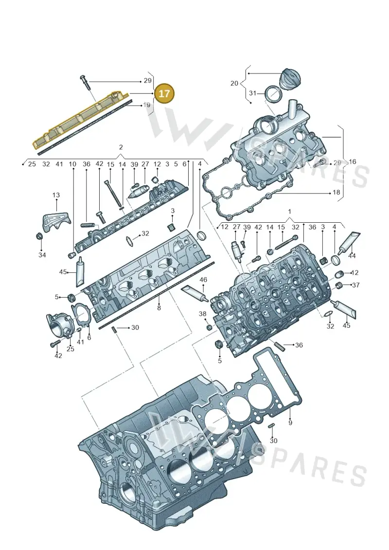 06E103472N — Audi A7 Sportback (2014-2018) diagram 448103510, position 17