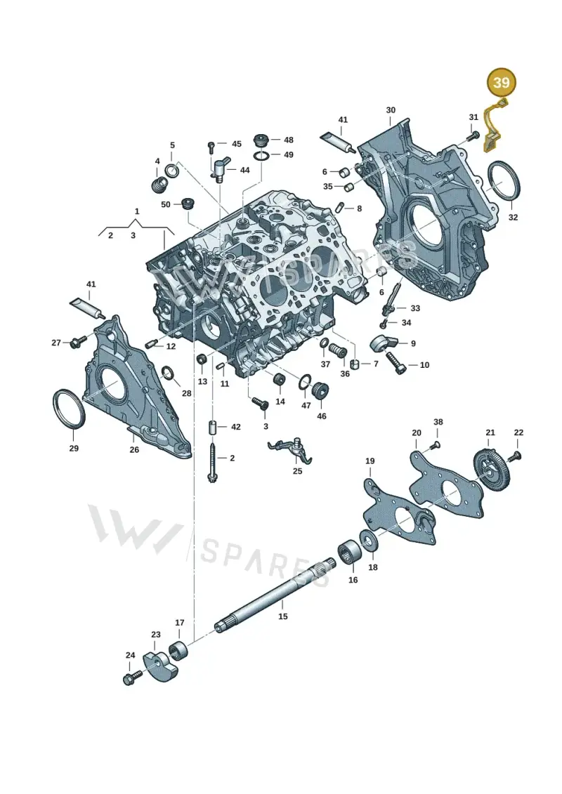 06E103565B — Audi A5 Limo 2.0 (2024-) diagram 849103182, position 39