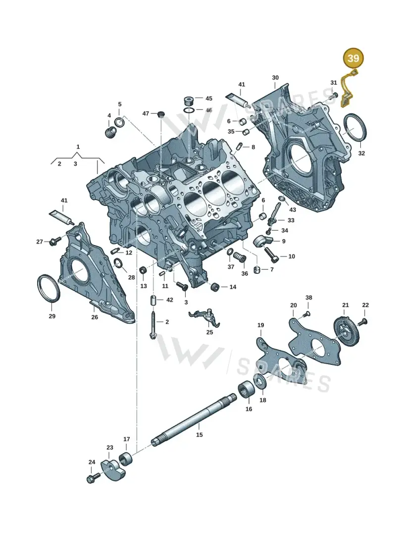 06E103565C — Audi RS4 Avant (2017-2025) diagram 849103180, position 39