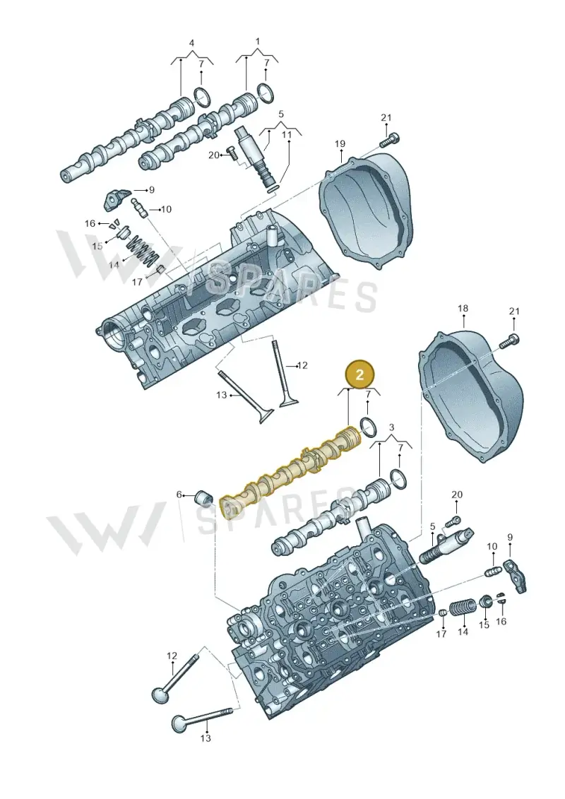 06E109022J — Audi A6L           "CN"05> (2005-) diagram 448109300, position 2