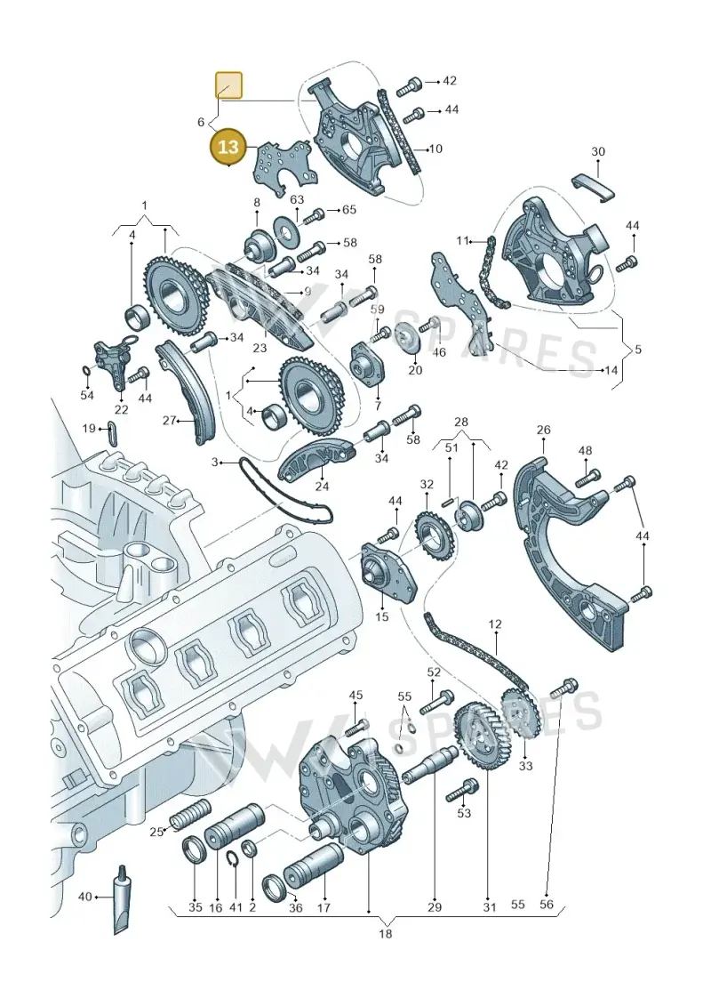06E109139F — Audi RS4 Cabrio qu.    08> (2007-) diagram 473109200, position 13