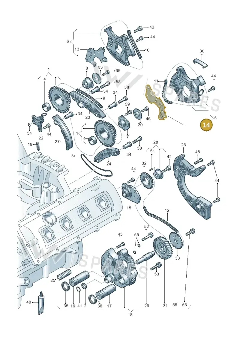06E109139G — Audi RS4 Cabrio qu.    08> (2007-) diagram 473109200, position 14