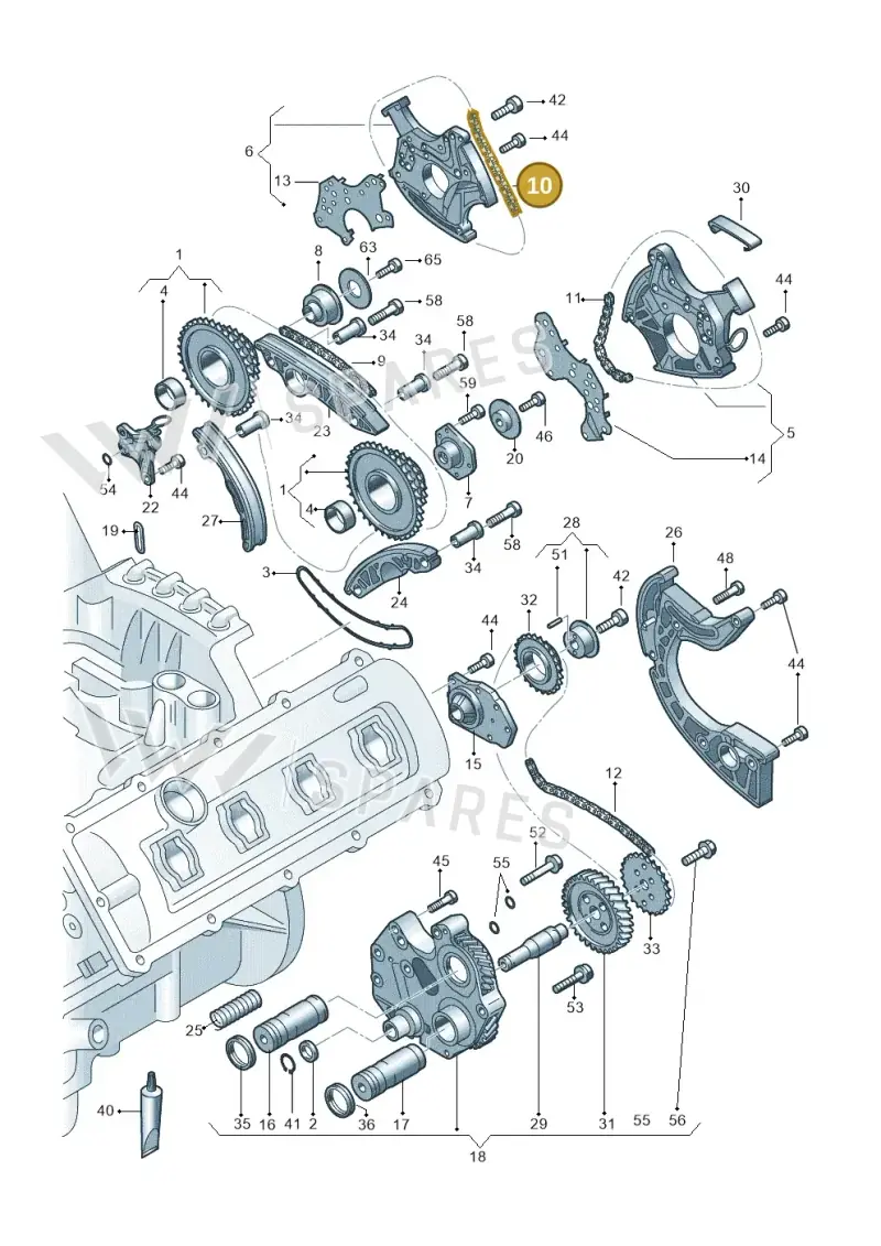 06E109229A — Audi RS4 Cabrio qu.    08> (2007-) diagram 473109200, position 10
