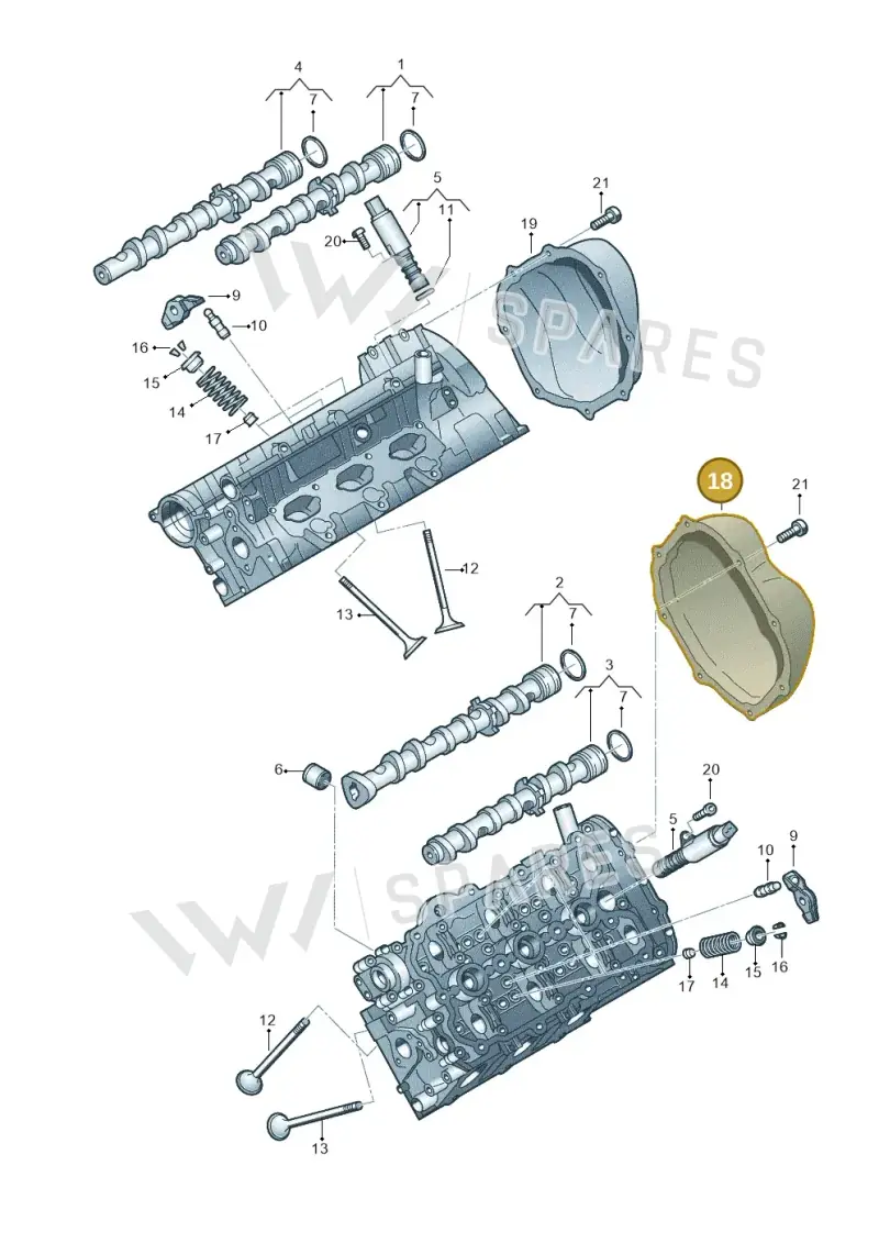 06E109285F — Audi A6L           "CN"05> (2005-) diagram 448109300, position 18