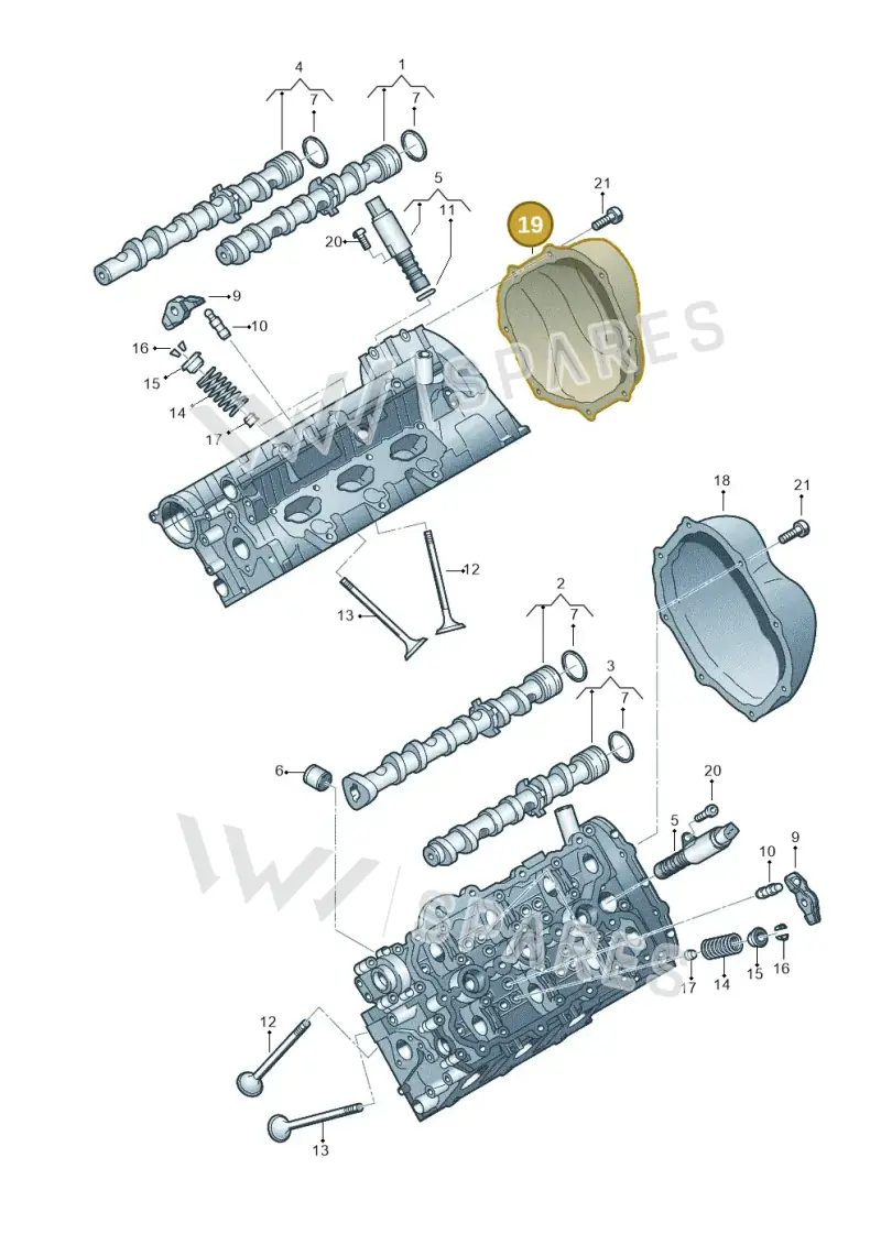 06E109286F — Audi A6L           "CN"05> (2005-) diagram 448109300, position 19