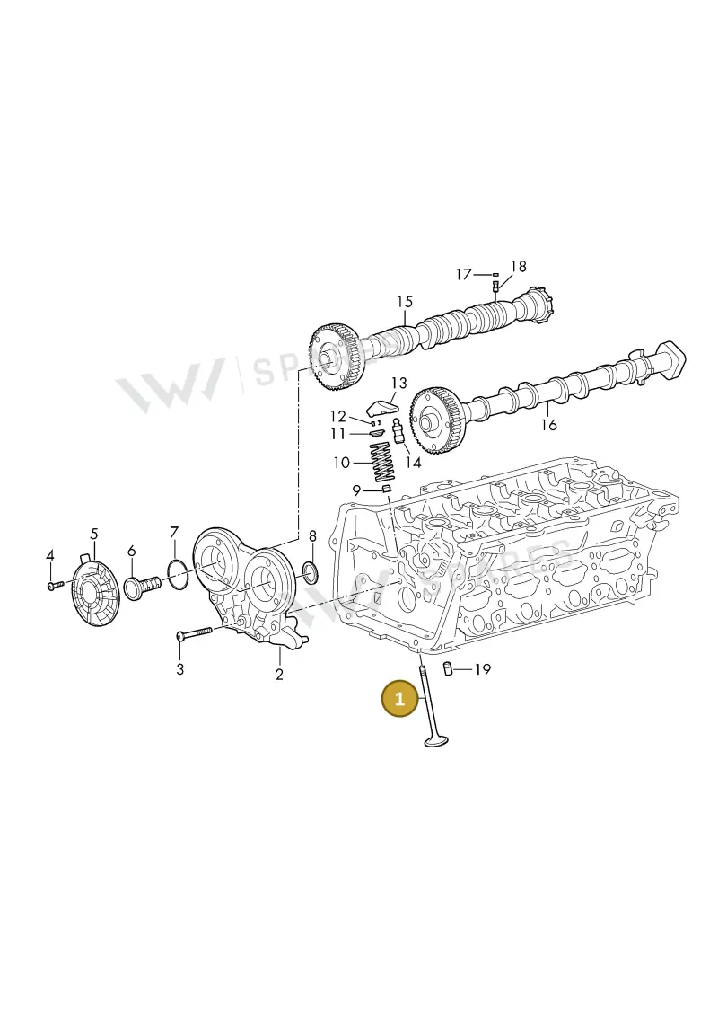 06E109611N — Audi Q6 (2022-) diagram 596109019, position 1