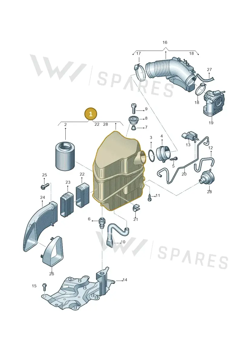 06E133836A — Audi A8/S8/qu. lang    08> (2007-) diagram 291133200, position 1