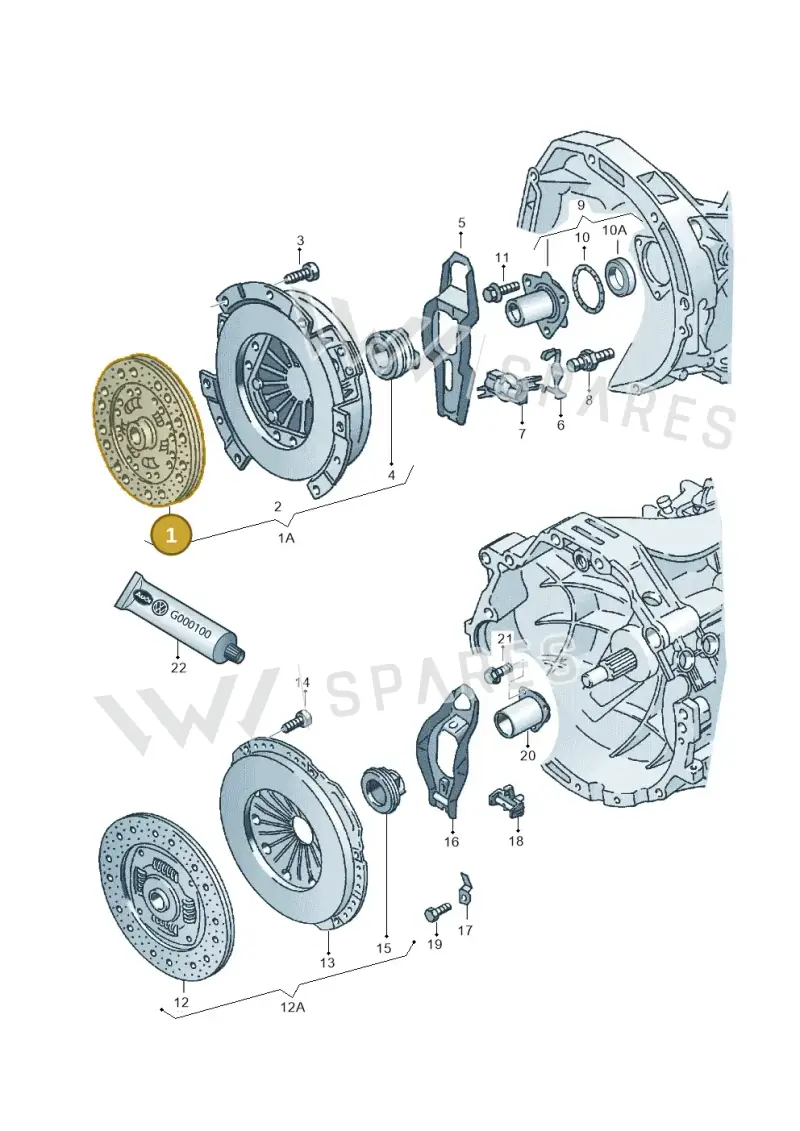 06E141031D — Audi A6 2.7 TDI (2008-2011) diagram 118141100, position 1