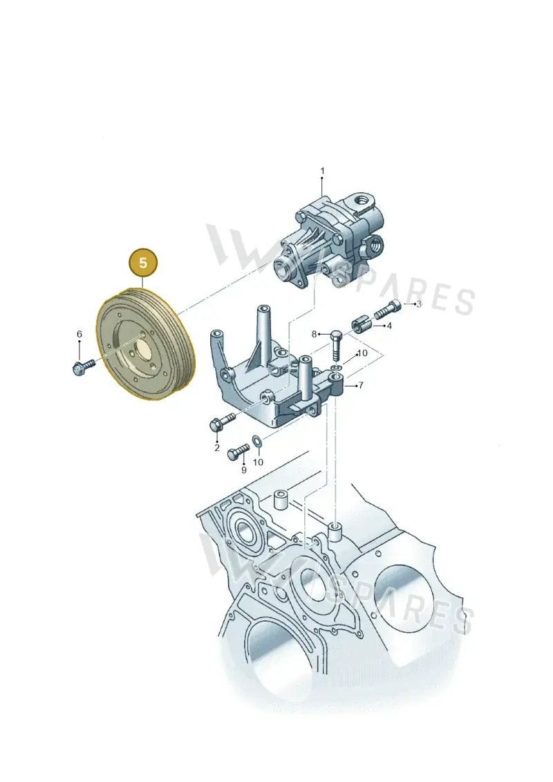 06E145255C — Audi A6/S6/Avant/qu.   05> (2004-) diagram 118145850, position 5