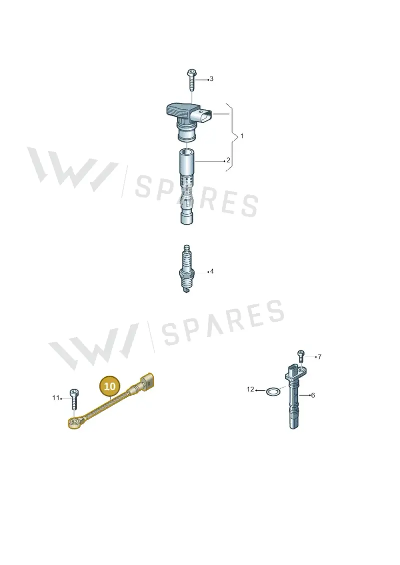 06E905377M — Audi Q7 qu. 3.0 TDI (2015-2019) diagram 859905000, position 10