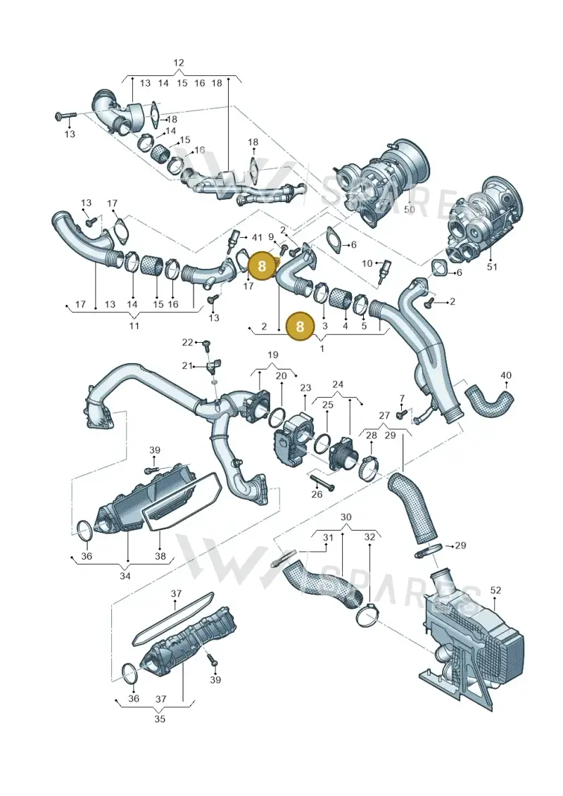 06E906051AG — Audi A7 Sportback (2018-) diagram 435145047, position 8