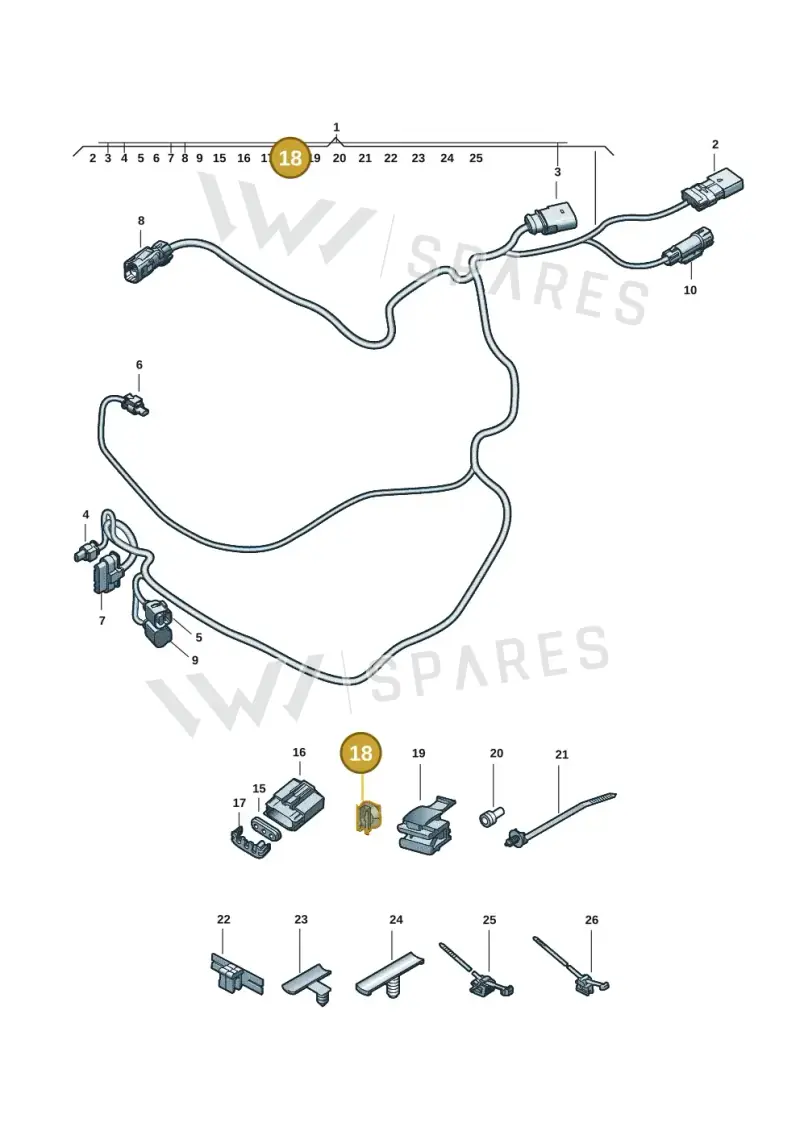 06E971739 — Audi A5 Limo 2.0 (2024-) diagram 8wk972840, position 18