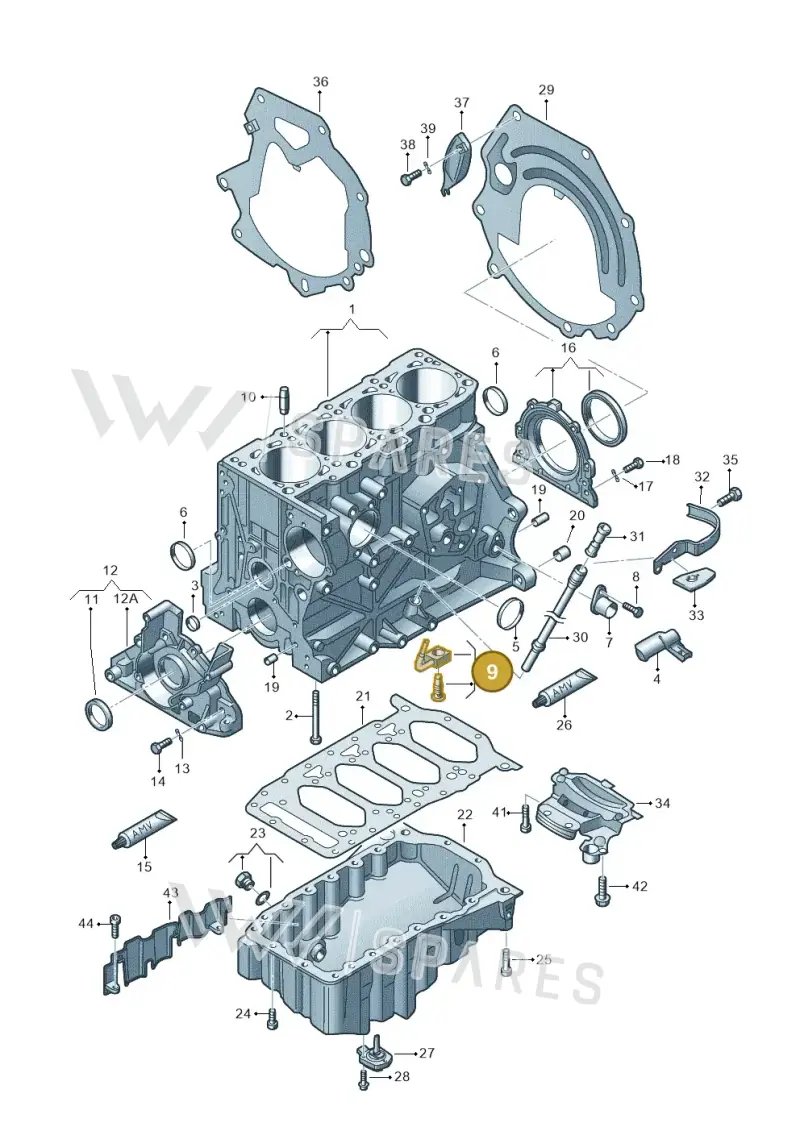 06F103154C — Audi A6L           "CN"05> (2005-) diagram 249103150, position 9