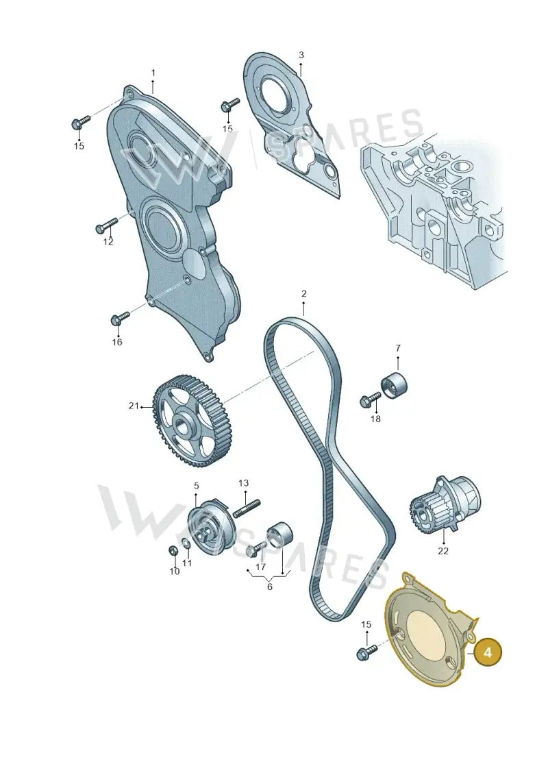 06F109147 — Audi A4/S4 Cabrio./qu. 07> (2006-) diagram 454109670, position 4