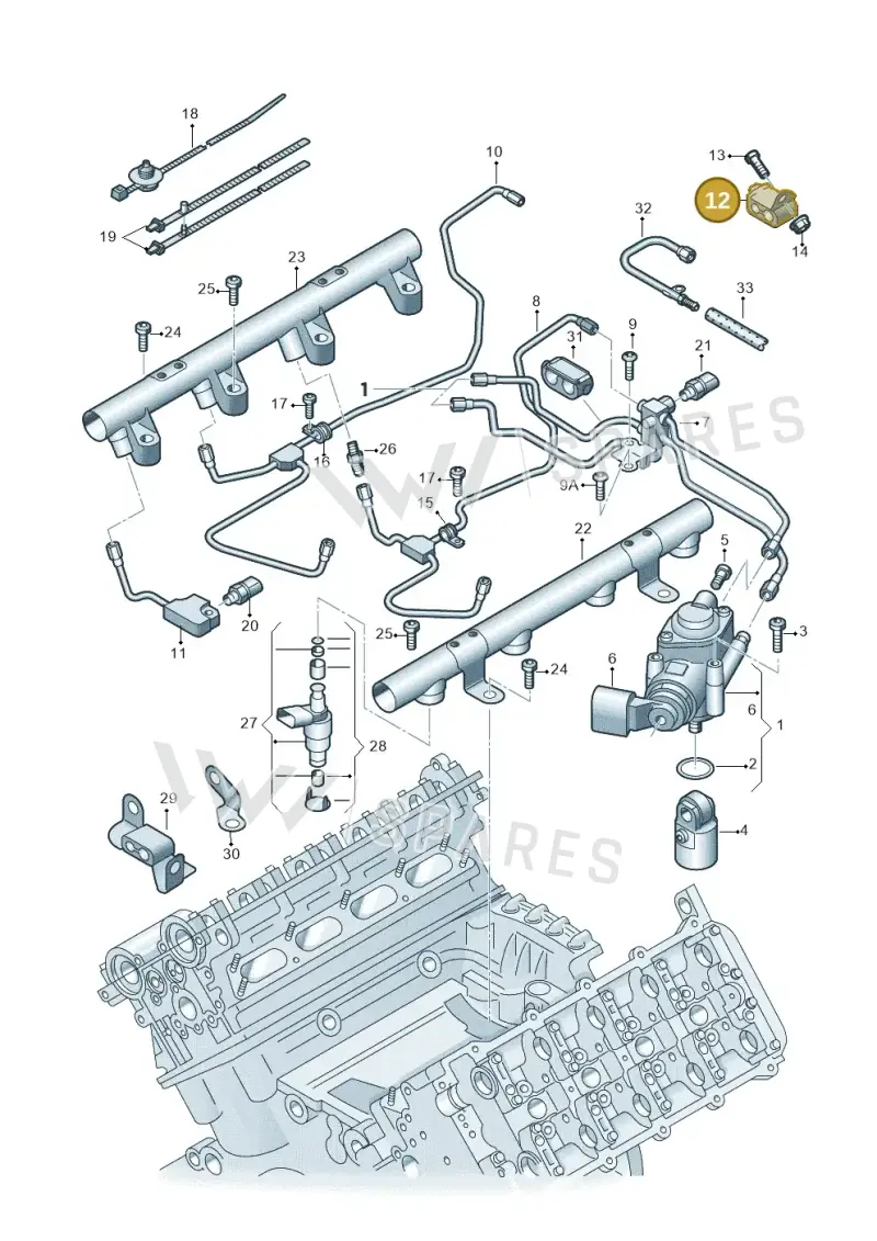 06F130401A — Audi RS4 Cabrio qu.    08> (2007-) diagram 473133500, position 12