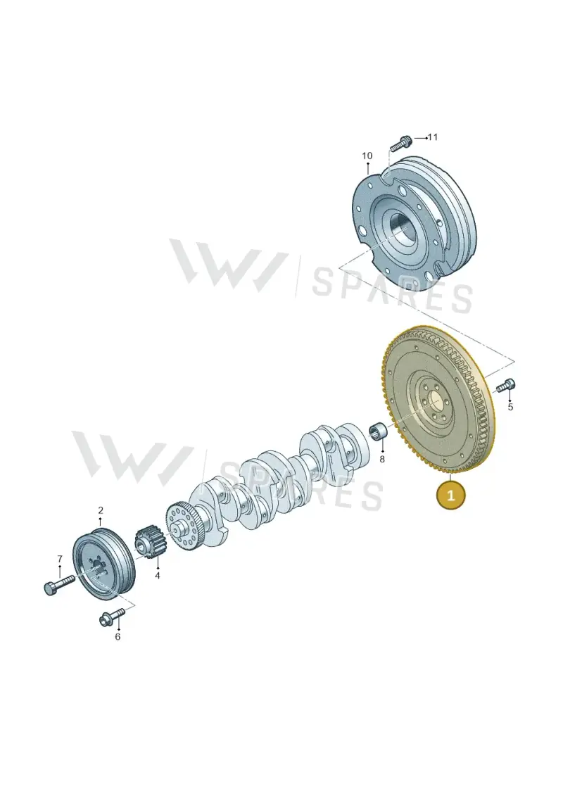 06H105323R — Audi A6 2.0 (2018-) diagram 430105560, position 1