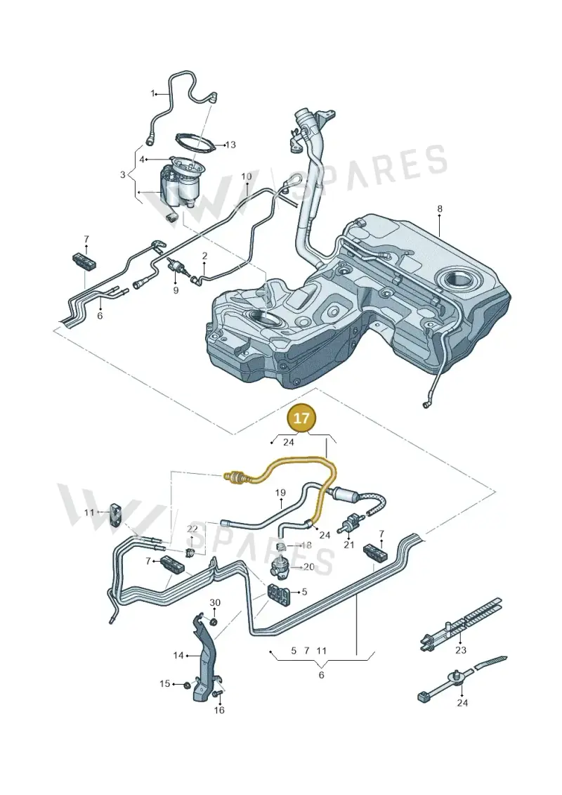 06H133986H — Audi A7 Sportback (2010-2015) diagram 711201450, position 17